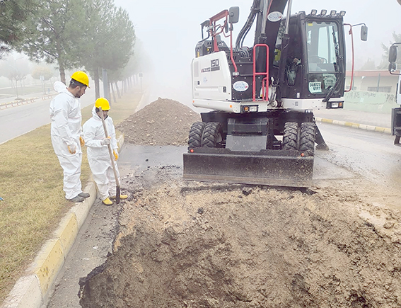 ALTYAPI SORUNU BASKİ EKİPLERİNCE GİDERİLDİ