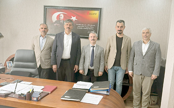 BAŞKAN ÇİFTÇİ’DEN VERGİ DAİRESİ MÜDÜRÜNE ZİYARET