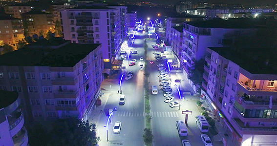 CADDELER IŞIL IŞIL PARLIYOR