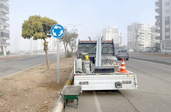 BELEDİYE TRAFİK İŞARET VE İŞARETLEMELERİNE AĞIRLIK VERDİ