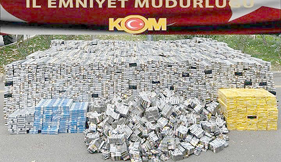 KAÇAK SİGARA OPERASYONU: 44 BİN 900 PAKET ELE GEÇİRİLDİ