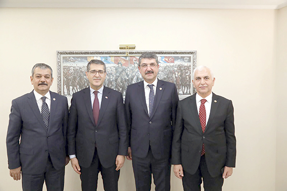 NASIROĞLU, STRATEJİ VE BÜTÇE BAŞKANI ŞENEL’İ ZİYARET ETTİ