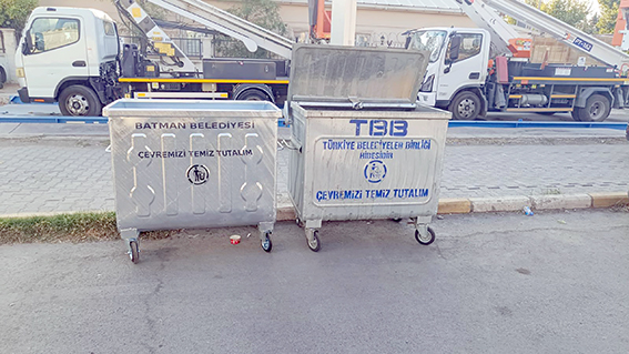 ÇÖP KONTEYNER SAYISI 5.800 OLDU