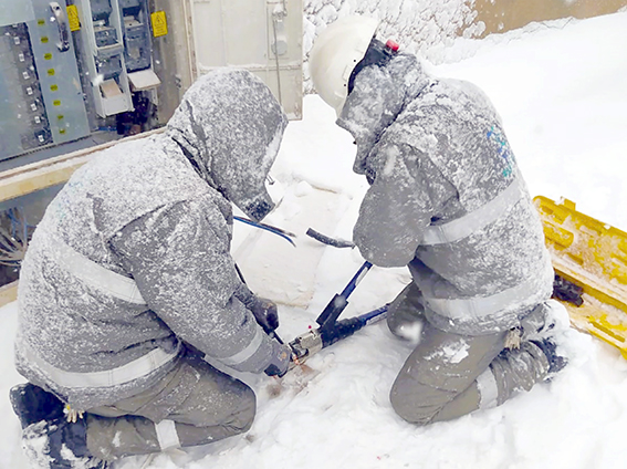 DİCLE ELEKTRİK’TEN 6 İLDE KAR MESAİSİ