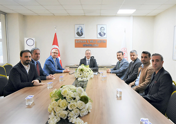 GENEL MÜDÜR VE DAİRE BAŞKANLARINDAN ÇALIŞMA ZİYARETİ