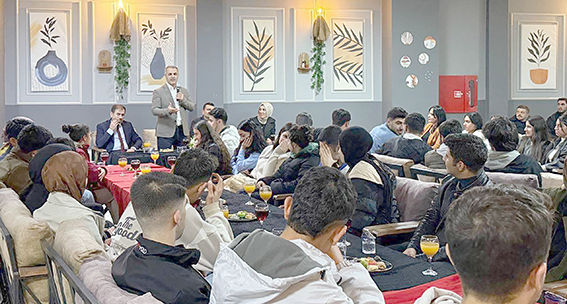 İL BAŞKANI ŞANSİ’DEN GENÇLERLE MORAL BULUŞMASI