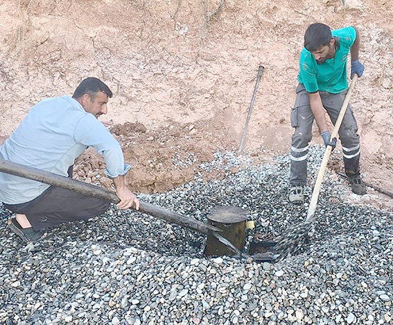 SEKİ KÖYÜNE SONDAJ TAMAMLANDI