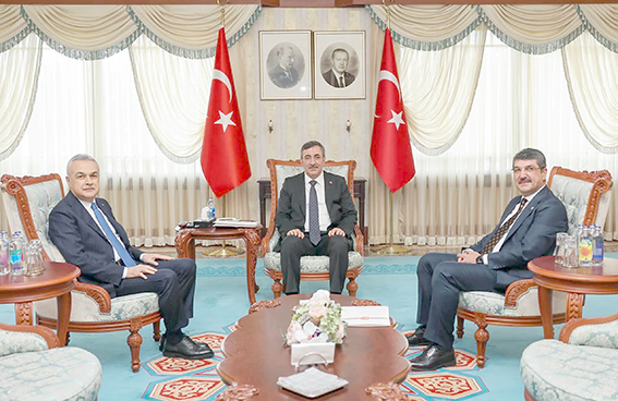 NASIROĞLU’NDAN CUMHURBAŞKANI YARDIMCISI YILMAZ’A ZİYARET