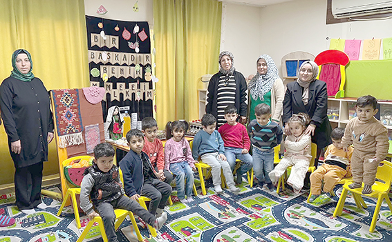 YEŞİLTEPE ÇATOM’DA MİNİKLER YERLİ ÜRÜNLERLE BULUŞTU