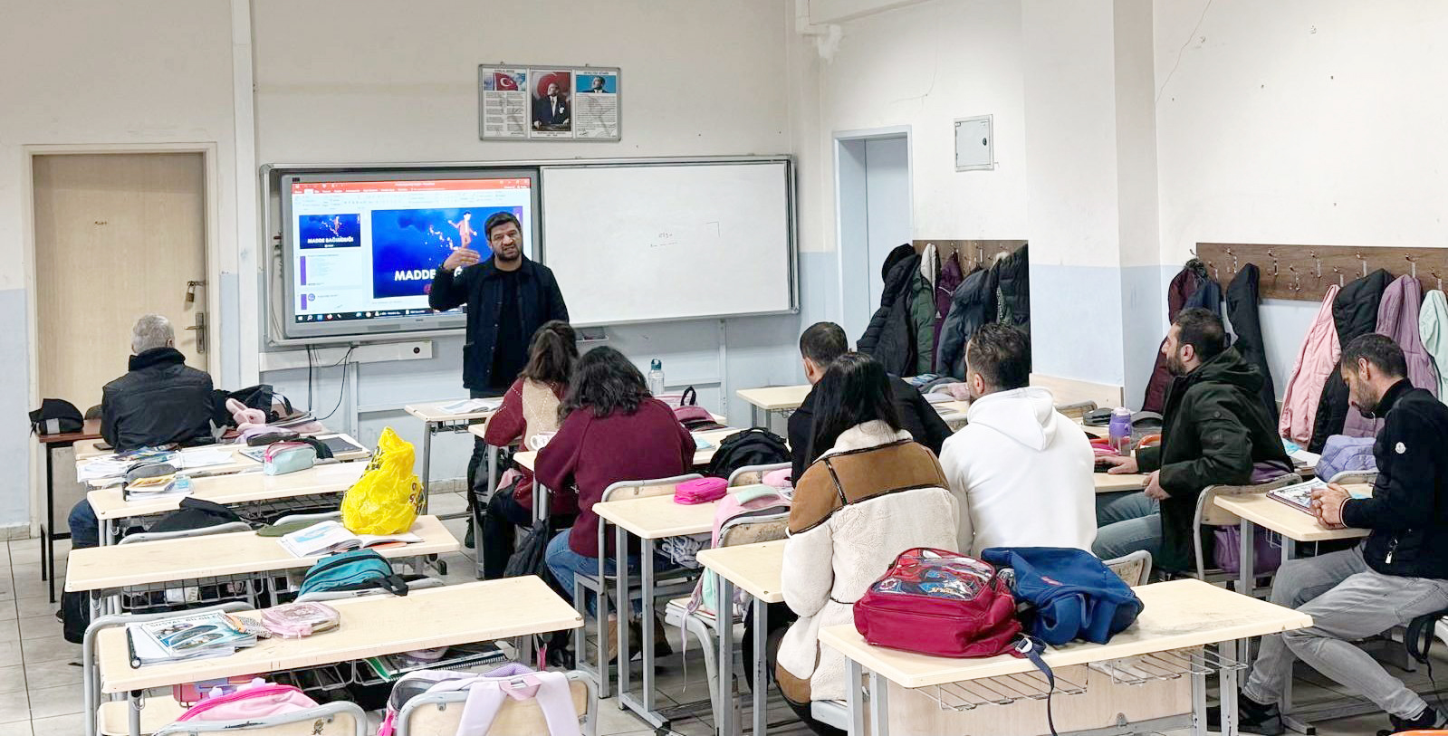 Okullarda  maddeye karşı  eğitimler veriliyor