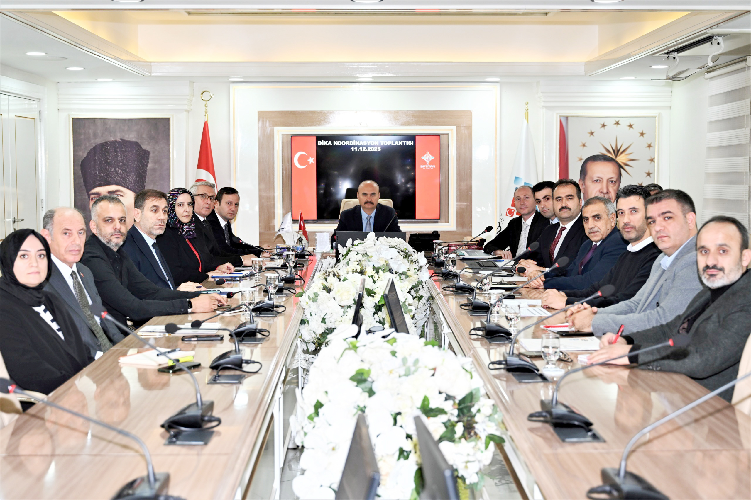 DİKA Koordinasyon Toplantısı Vali Canalp Başkanlığında Yapıldı