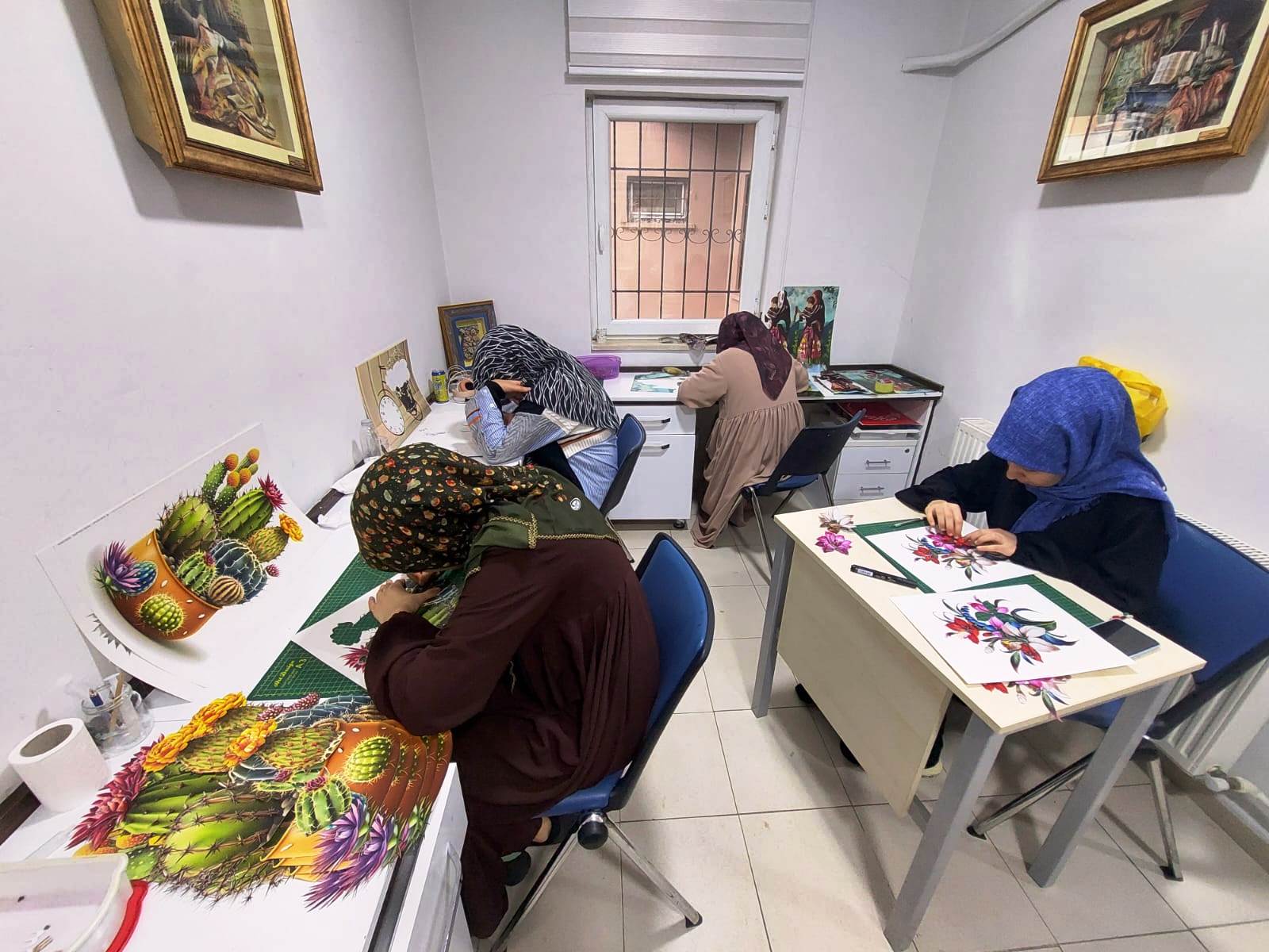 Güneykent ADEM’de Rölyef Kursu