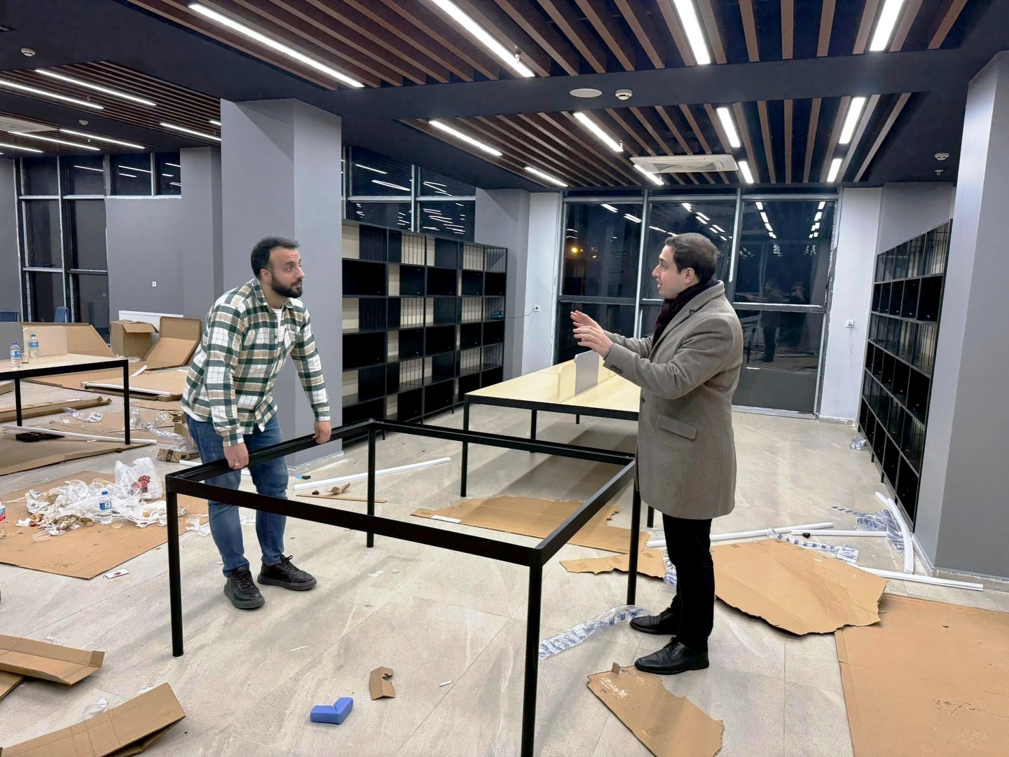 Sason İlçe Halk Kütüphanesi Açılışa Hazırlanıyor