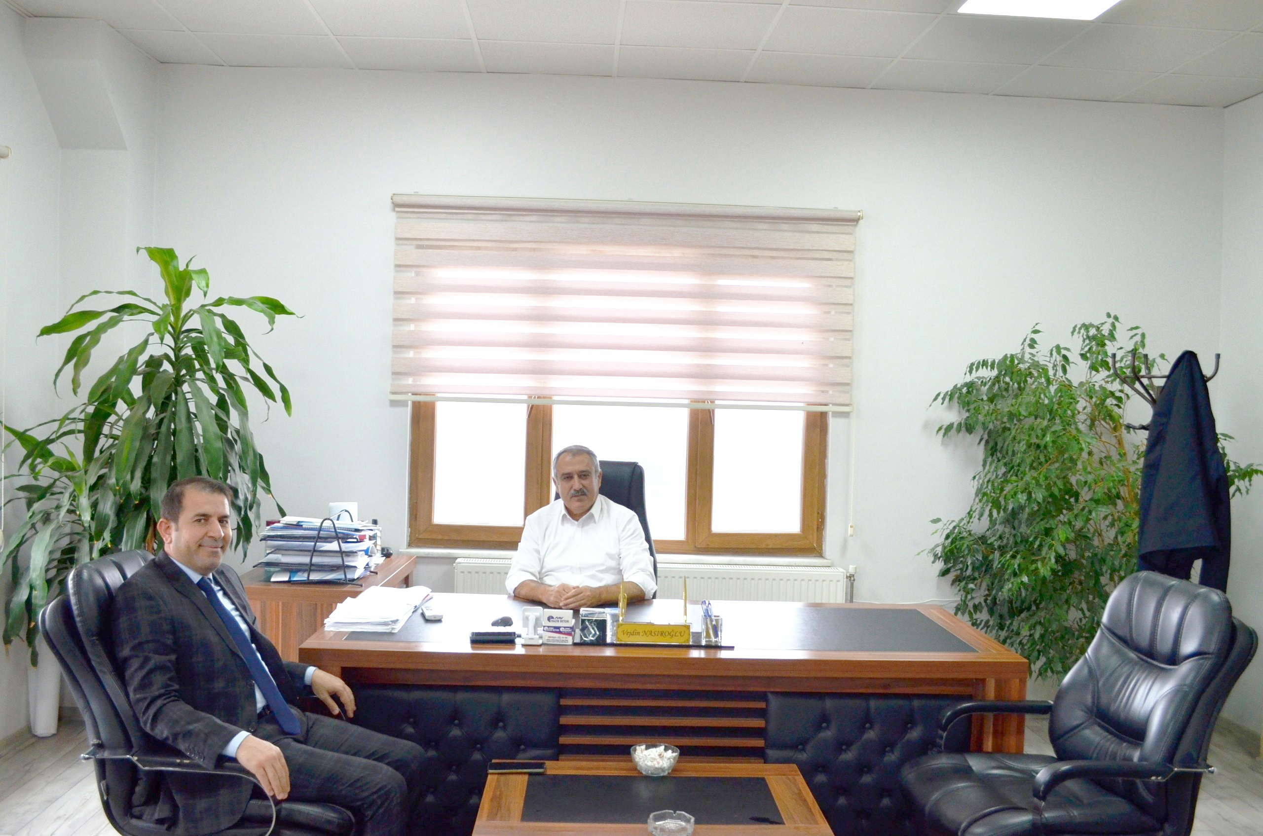 Müdür Gümüş’ten OSB Başkan Vekili Vecdin Nasıroğlu’na ziyaret