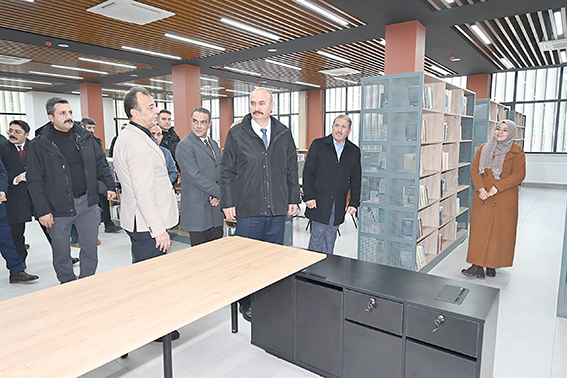 AHMET KAYA HALK KÜTÜPHANESİ AÇILIŞA HAZIRLANIYOR