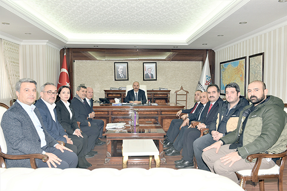 BAKANLIK HEYETİNDEN VALİ CANALP’A ZİYARET