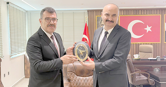 İTÜ REKTÖRÜ’NDEN VALİ CANALP’E ZİYARET