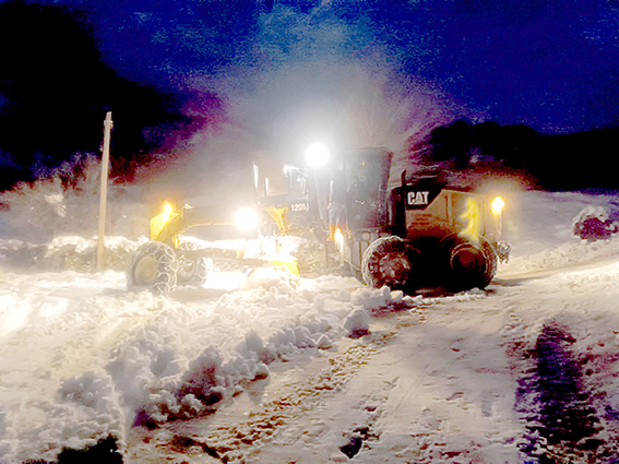 SASON’DA KARLA MÜCADELE ARALIKSIZ SÜRÜYOR