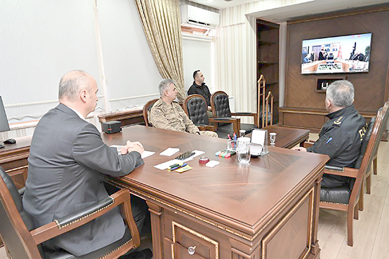 VALİ CANALP, VKS TOPLANTISINA KATILDI