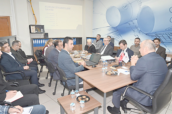 VALİ CANALP’TAN PROJE OFİSİNE ZİYARET