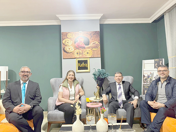 BAŞKAN DEMİR, ÇALIŞAN GAZETECİLERİ ZİYARET ETTİ