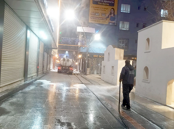 BELEDİYE’DEN ÜST DÜZEY HİJYEN ÇALIŞMASI