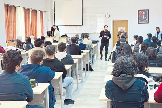 FAKÜLTE ÖĞRENCİLERİ, BAĞIMLILIĞA KARŞI BİLİNÇLENDİRİLDİ