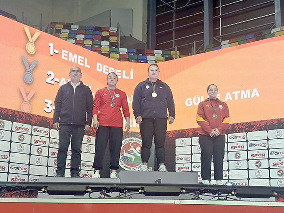 GÜLLE ATMADA GÜMÜŞ BAŞARI