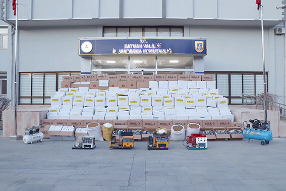 JANDARMADAN KAÇAK SİGARA ÜRETİMİNE BÜYÜK DARBE