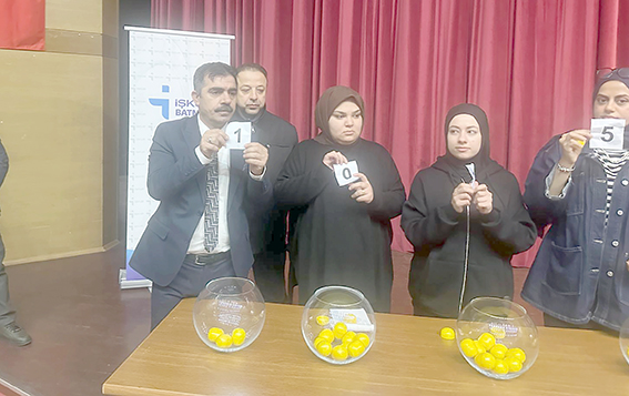 NOTER HUZURUNDA KURA ÇEKİLDİ