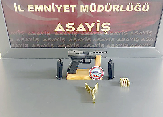 RUHSATSIZ SİLAH OPERASYONU: 3 KİŞİ TUTUKLANDI