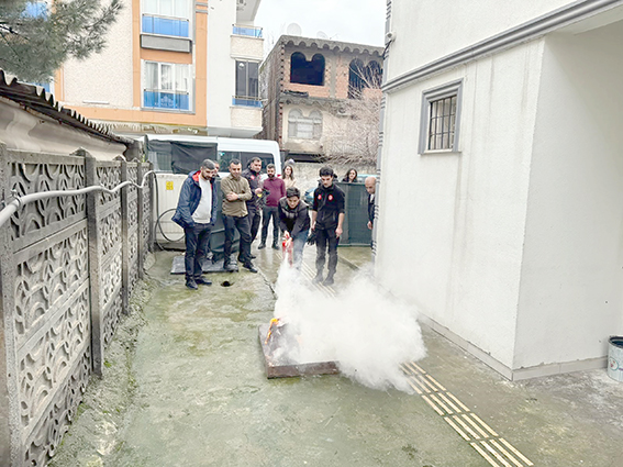 YANGINA KARŞI UYGULAMALI TATBİKAT