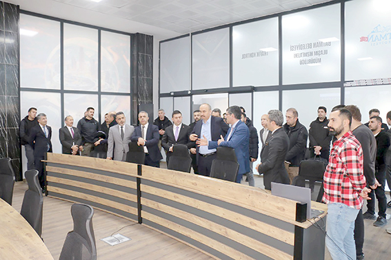TRAFİK KONTROL MERKEZİ İNCELENDİ