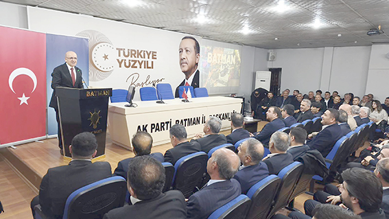 BAKAN ŞİMŞEK VE KAYA’DAN BATMAN TEŞKİLATINA EKONOMİ SUNUMU