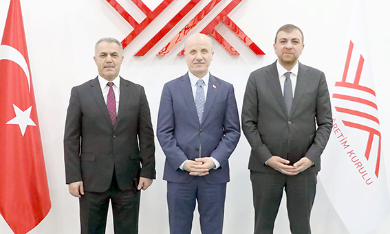 BAŞKAN ŞANSİ’DEN YÖK BAŞKANI ÖZVAR’A ZİYARET