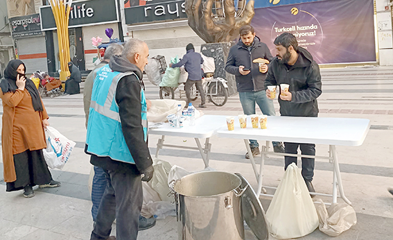 EKMEK VE ÇORBA İKRAMI 26.000’İ GEÇTİ