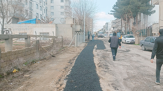 FEN İŞLERİ SAHADA DUR DURAK BİLMİYOR