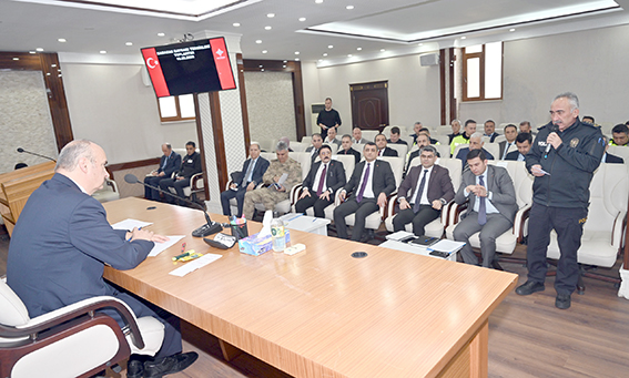 GÜVENLİK TEDBİRLERİ TOPLANTISI YAPILDI