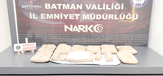 NARKOTİK OPERASYONU: 8,5 KİLO METAMFETAMİN ELE GEÇİRİLDİ