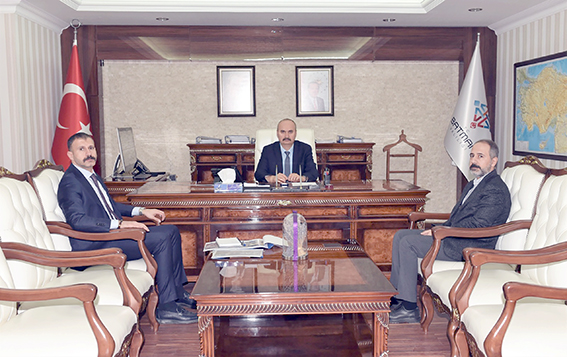 TEİAŞ BÖLGE MÜDÜRÜNDEN VALİ CANALP’A ZİYARET