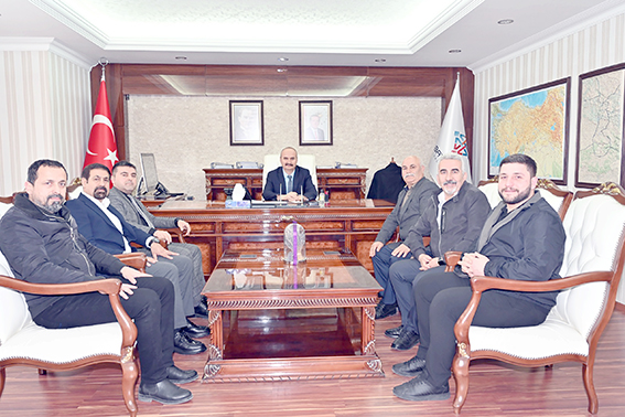 TIMOKLULAR’DAN VALİ CANALP’A ZİYARET