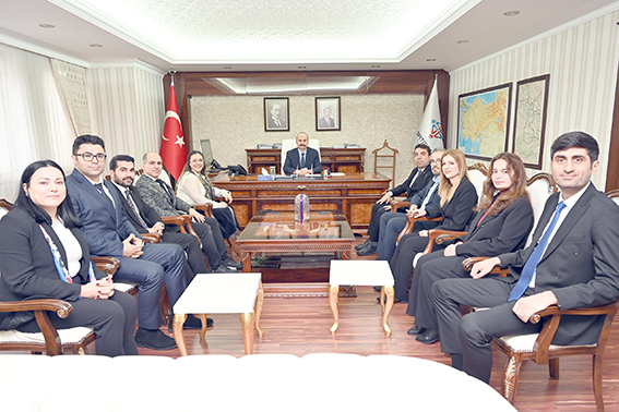 VALİ CANALP, TEMA VAKFI HEYETİNİ KABUL ETTİ