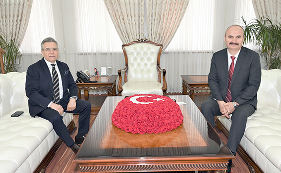 VALİ CİRİT’TEN VALİ CANALP’A ZİYARET