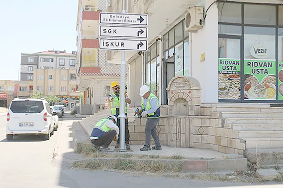 YÖNLENDİRME LEVHA ÇALIŞMASI TAMAMLANDI