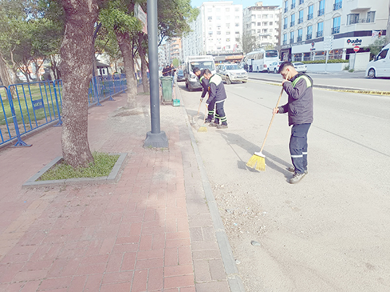 TÖREN SONRASI TEMİZLİK ÇALIŞMASI