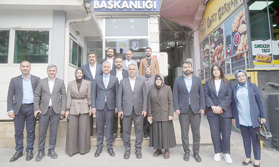 AK PARTİ’YE GENEL MERKEZ ZİYARETİ