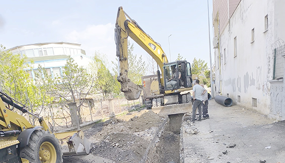 BELEDİYE ALTYAPIYA HIZ VERDİ