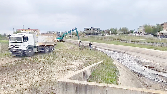 DSİ KANALINDA GENEL TEMİZLİK ÇALIŞMALARI BAŞLATILDI