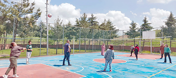 ENGELSİZ YAŞAM MERKEZİNDE VOLEYBOL HEYECANI