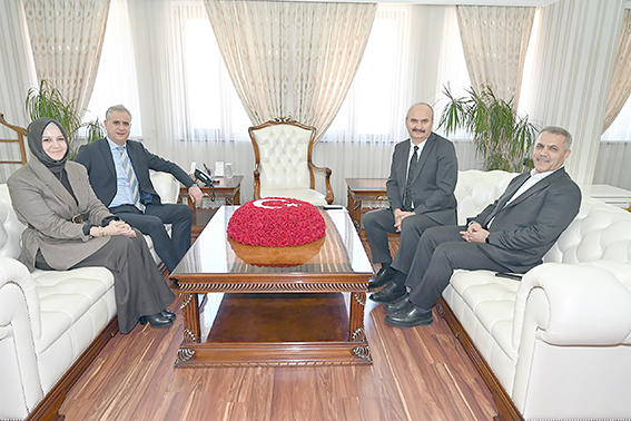 GENEL BAŞKAN YARDIMCISI YALÇIN’DAN VALİ CANALP’A ZİYARET